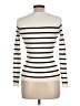 Zesica Stripes Ivory Turtleneck Sweater Size S - photo 2