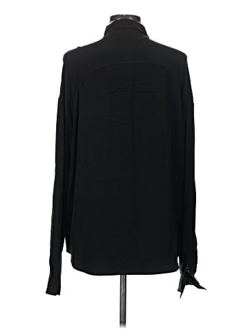 Joe's Jeans Long Sleeve Silk Top (view 2)
