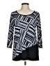 Christopher & Banks Blue 3/4 Sleeve Blouse Size M - photo 1