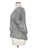 Joe Fresh Silver Short Sleeve Blouse Size XL - photo 5