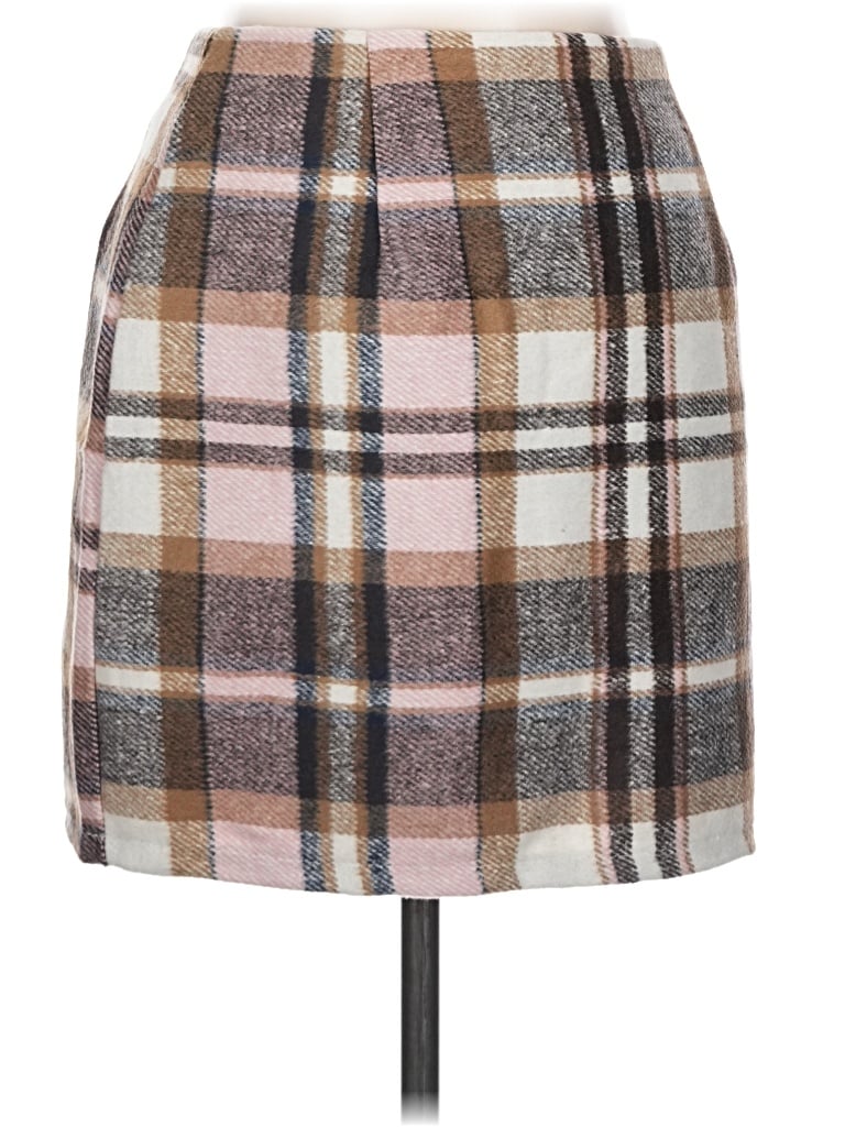Pre-owned Unbranded Casual Skirt In Brown