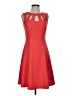 Roz & Ali Solid Red Cocktail Dress Size 2 - photo 1