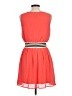 BCX 100% Polyester Solid Orange Casual Dress Size L - photo 2