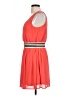 BCX 100% Polyester Solid Orange Casual Dress Size L - photo 5