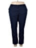 Weekend Solid Blue Casual Pants Size 20 - photo 1