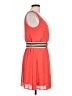 BCX 100% Polyester Solid Orange Casual Dress Size L - photo 4