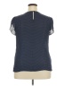 Fun2Fun Blue Short Sleeve Blouse Size XXL - photo 2