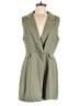 Versona 100% Polyester Solid Green Romper Size M - photo 1