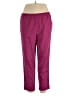 Alfred Dunner Solid Purple Active Pants Size 14 - photo 1