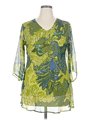 Signature 3/4 Sleeve Blouse (view 1)