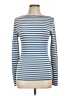 Michael Kors 100% Cashmere Stripes Blue Cashmere Pullover Sweater Size L - photo 1