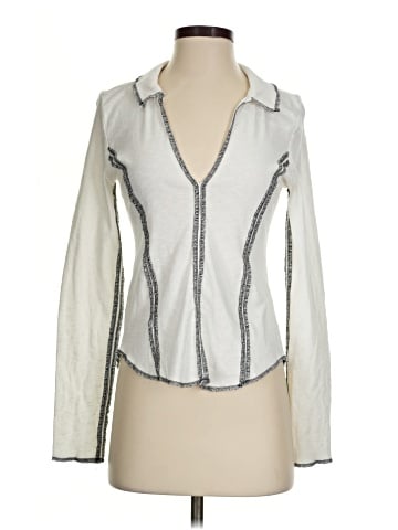 Pilcro Long Sleeve Blouse (view 1)