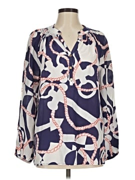 Lilly Pulitzer Long Sleeve Silk Top (view 1)