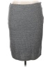MNG Solid Gray Casual Skirt Size XL - photo 1