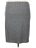 MNG Solid Gray Casual Skirt Size XL - photo 2