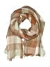 Rubi 100% Polyester Plaid Brown Scarf One size - photo 1
