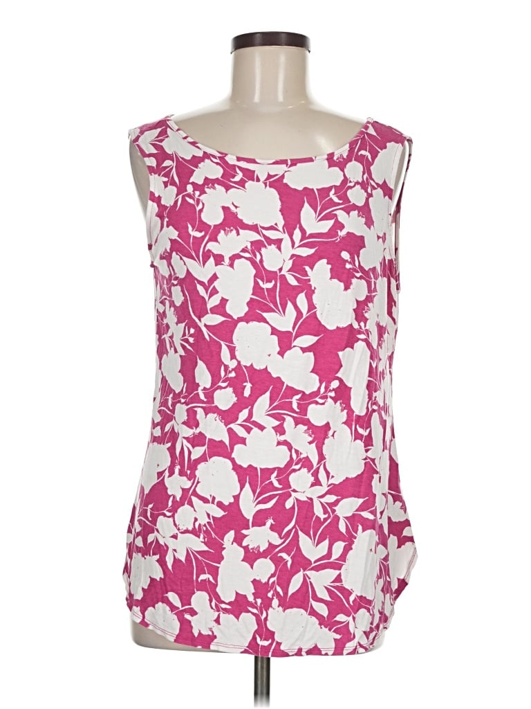 Pre-owned The Limited Tank Top Pink Strapless Neckline Tops
