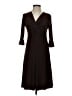 Evan Picone Brown Casual Dress Size 4 Petite - photo 1
