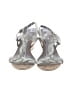 Donald J Pliner Silver Wedges Size 10 - photo 2