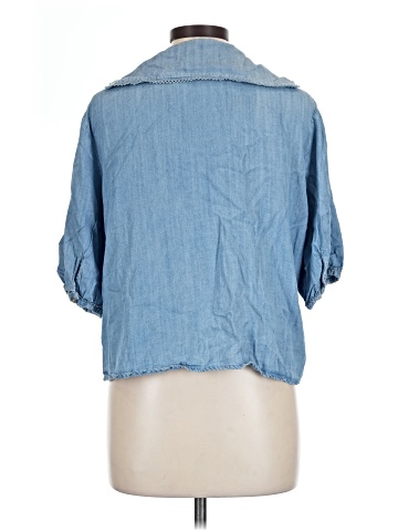 Velvet Heart 3/4 Sleeve Button-Down Shirt (view 2)