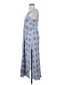 Final Touch 100% Rayon Paisley Blue Casual Dress Size S - photo 5