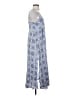 Final Touch 100% Rayon Paisley Blue Casual Dress Size S - photo 4
