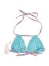 Wild Fable Floral Pink Blue Swimsuit Top Size M - photo 2