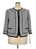 Tahari by ASL 100% Polyester Tweed Gray Jacket Size 18 - photo 1