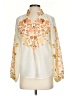 Beulah Style Ivory 3/4 Sleeve Blouse Size S - photo 1