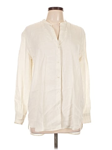 James Perse Long Sleeve Blouse (view 1)
