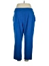 Bob Mackie Solid Blue Active Pants Size 1X - photo 2