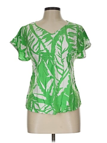 Lilly Pulitzer For Target Short Sleeve Blouse (view 1)