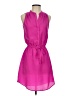 Eight Sixty 100% Polyester Solid Pink Casual Dress Size XS - photo 1