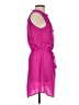 Eight Sixty 100% Polyester Solid Pink Casual Dress Size XS - photo 4