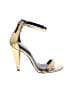 Michael Kors Collection 100% Leather Gold Sandals Size EU 35 1/2 - photo 1