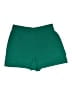 Nine West 100% Polyester Solid Green Shorts Size L - photo 1