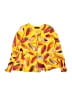 Catimini Print Yellow Long Sleeve Blouse Size 6 - photo 1