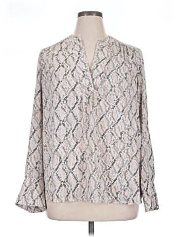 Calvin Klein Long Sleeve Blouse (view 1)