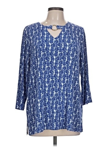 Travelers by Chico's 3/4 Sleeve Blouse (view 1)