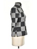 Ann Taylor Checkered-gingham Gray Wool Pullover Sweater Size S - photo 4