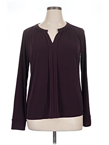 Calvin Klein Long Sleeve Blouse (view 1)