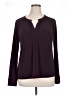 Calvin Klein Burgundy Long Sleeve Blouse Size XL - photo 1