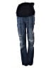 Liz Lange Maternity for Target Print Blue Jeans Size M - photo 1
