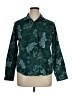 Erika Paisley Teal Long Sleeve Blouse Size XL - photo 1
