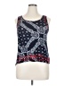 Cupio 100% Viscose Blue Sleeveless Top Size XL - photo 1