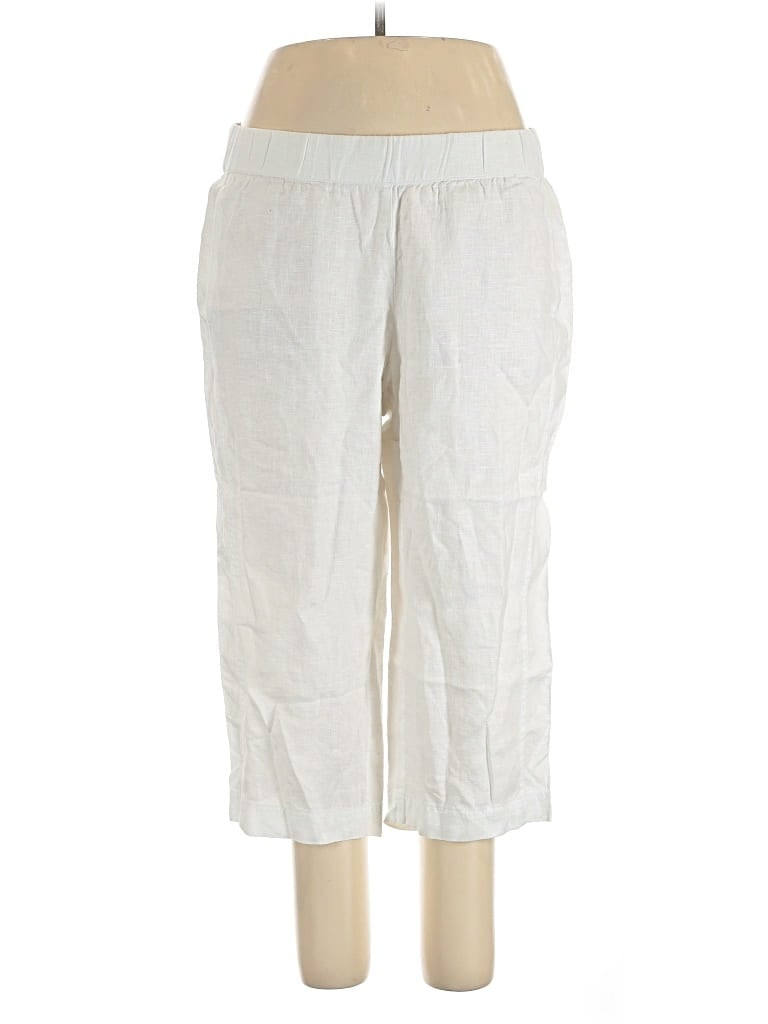 Pre-owned Purejill Linen Pants In White