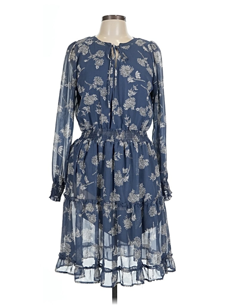 Pre-owned West Kei Casual Dress In Blue