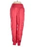 Cinq à Sept 100% Cupro Red Cargo Pants Size XS - photo 1