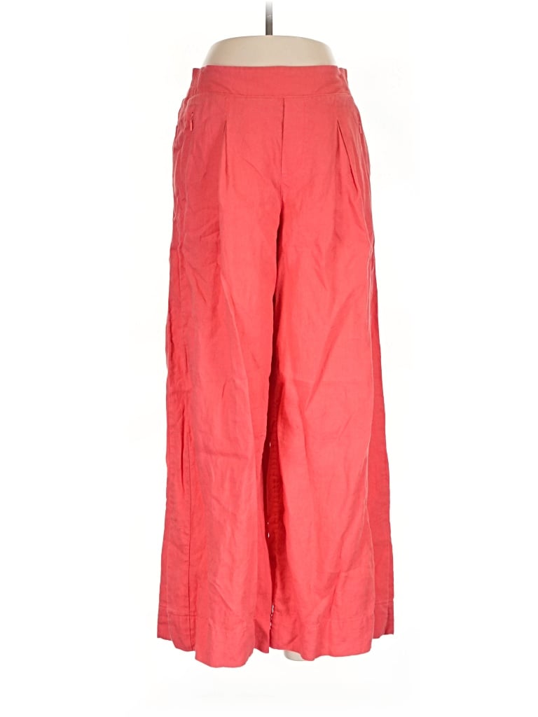 Pre-owned Athleta Linen Pants In Red