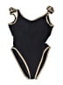 Assorted Brands Solid Black One Piece Swimsuit Size 4 - photo 1